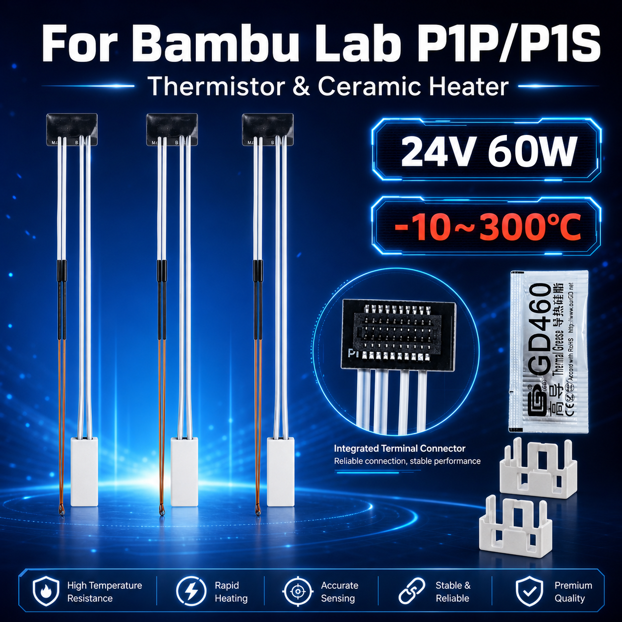 Caremic Heater & Thermistor Fo - Ceramic Heat Emitter ulasan dan harga