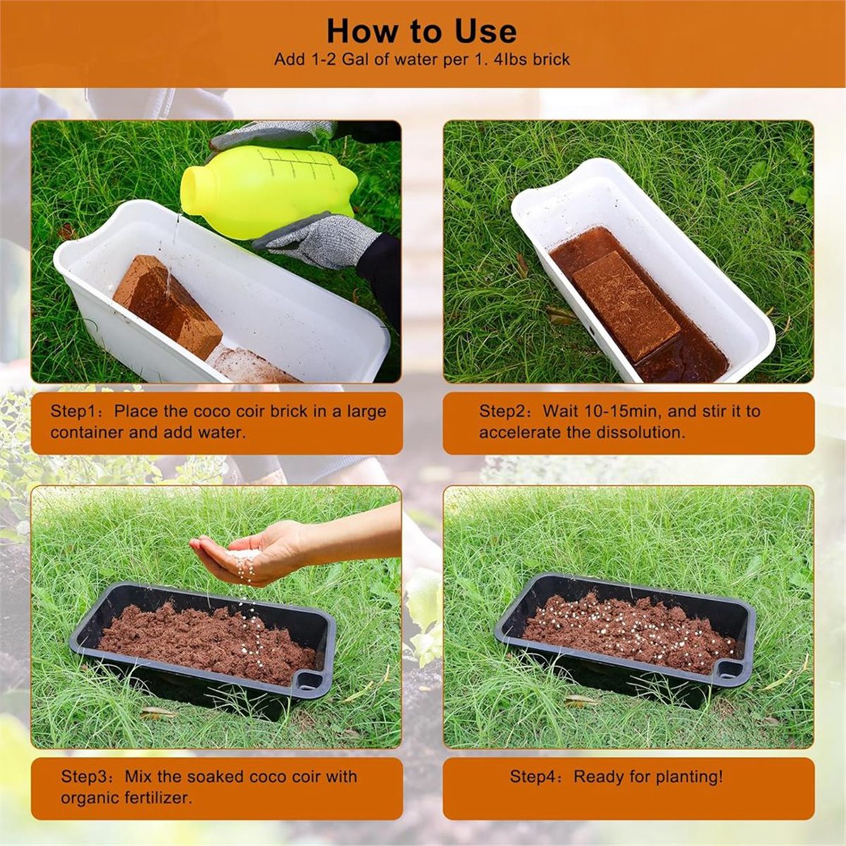 HITL 3 Pack Bricks, for Plants - Substrate Coconut Fiber ulasan dan harga