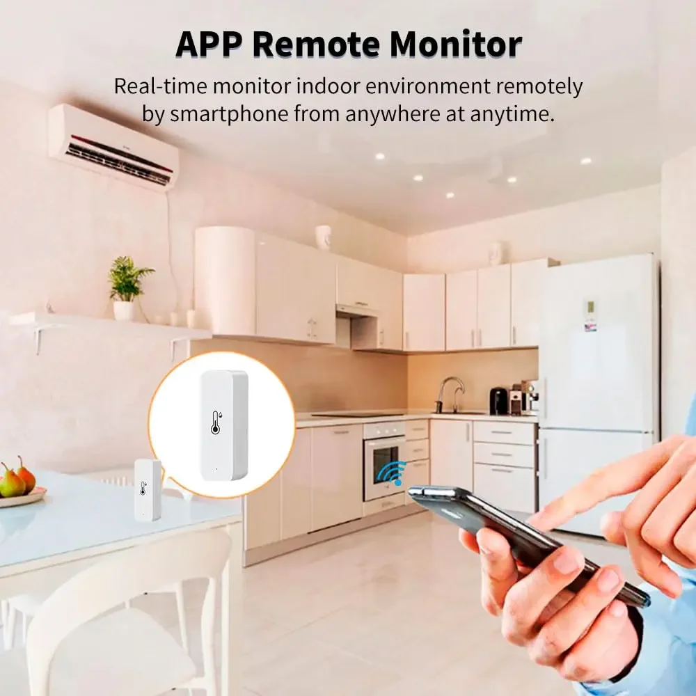 Smart Zigbee 3.0 Temperature H - Digital Hygrometer Probe ulasan dan harga