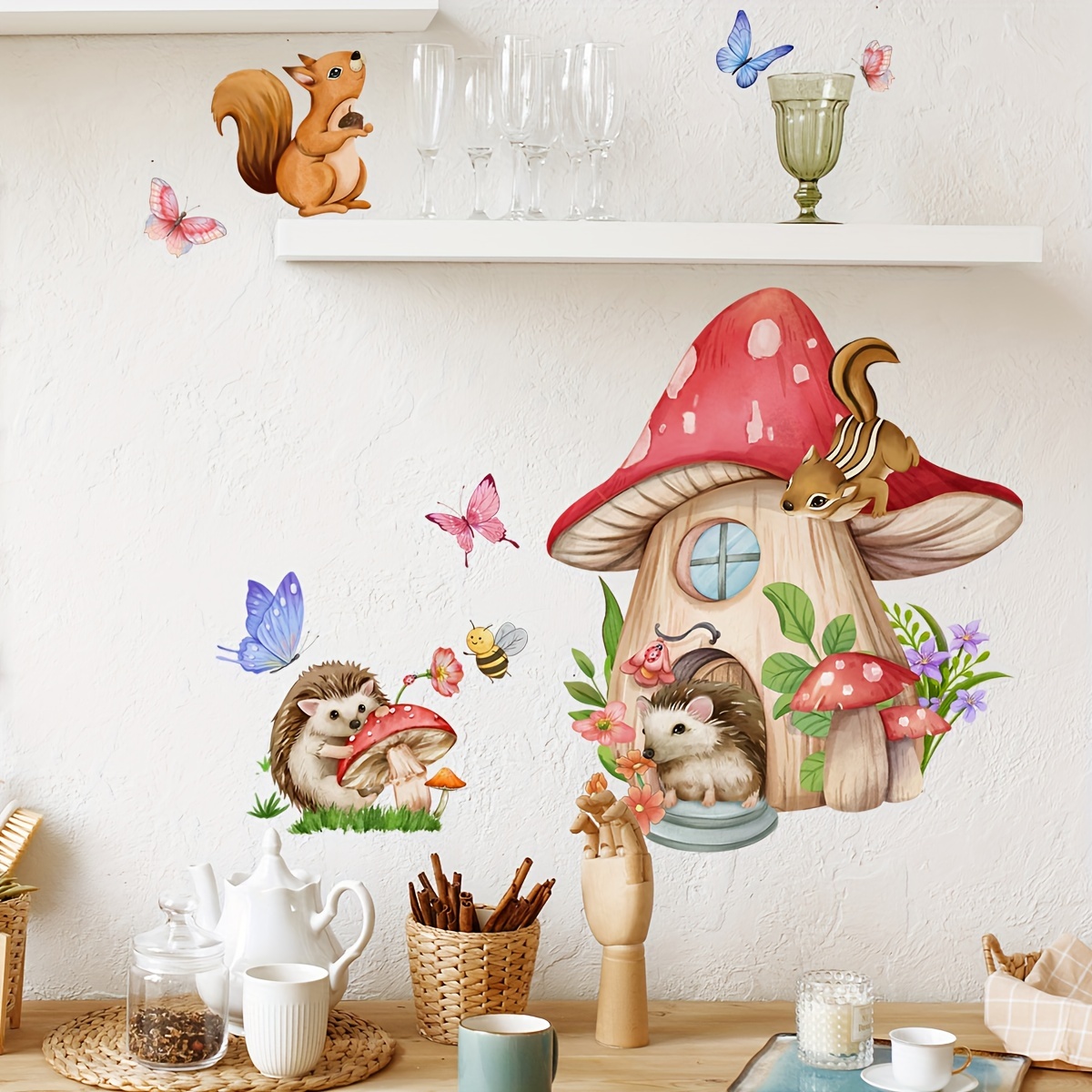 1 Piece of Universal Animal Mu - Pvc Panel Background ulasan dan harga