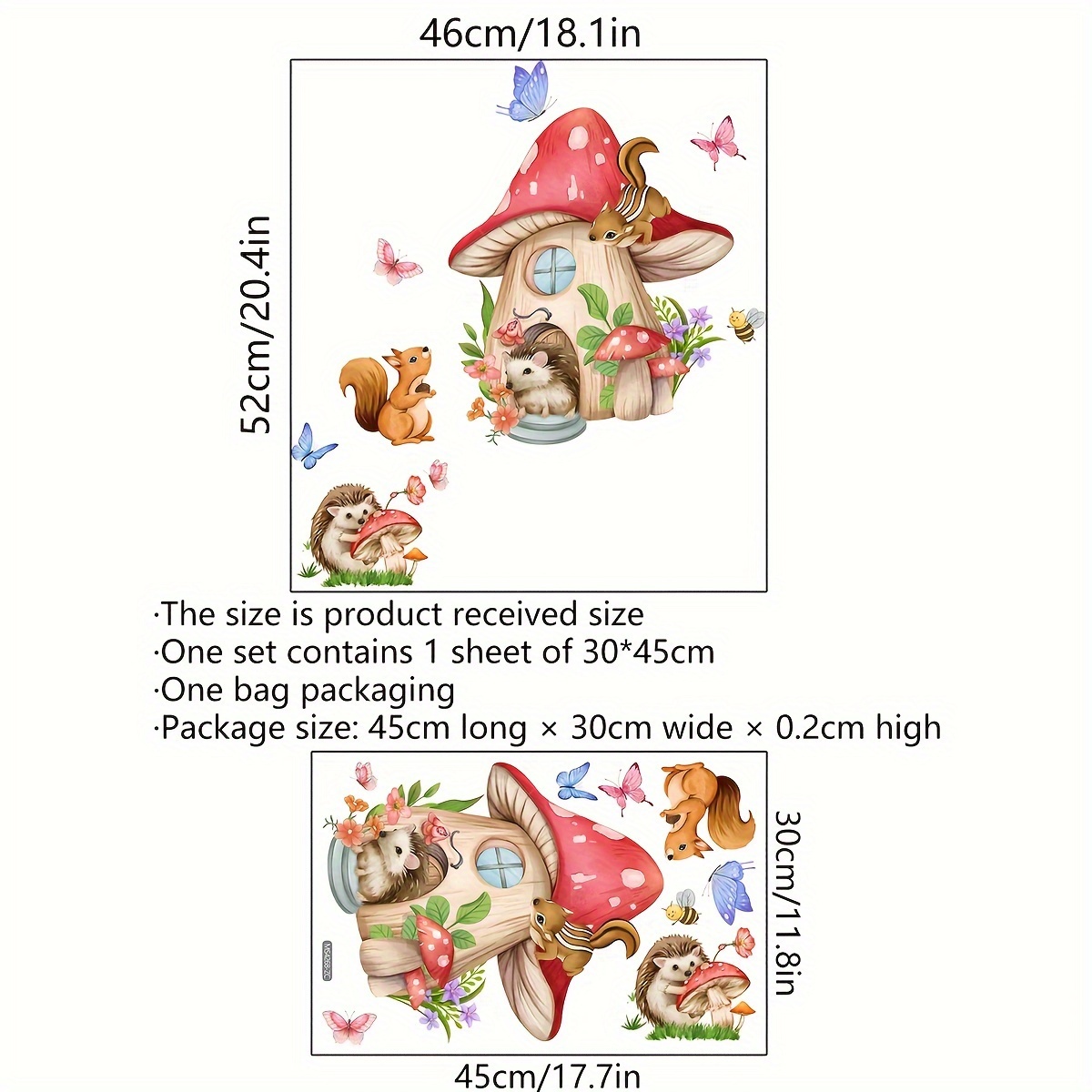 1 Piece of Universal Animal Mu - Pvc Panel Background ulasan dan harga