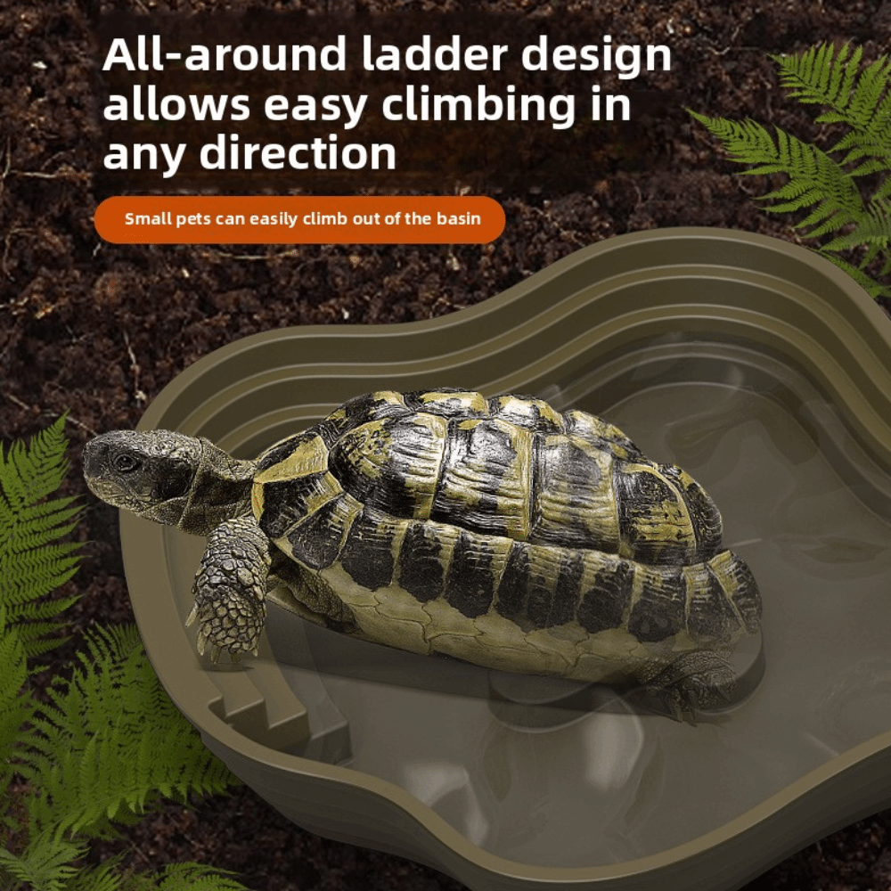 New Plastic Turtle Water Basin - Water Dish Reptile ulasan dan harga